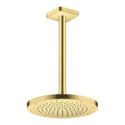 hansgrohe Deckenanschluss softsquare Axor 300mm, brushed brass, eckig-2