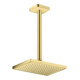 hansgrohe Deckenanschluss softsquare Axor 300mm, brushed brass, eckig-5