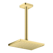 hansgrohe Deckenanschluss softsquare Axor 300mm, brushed brass, eckig-5