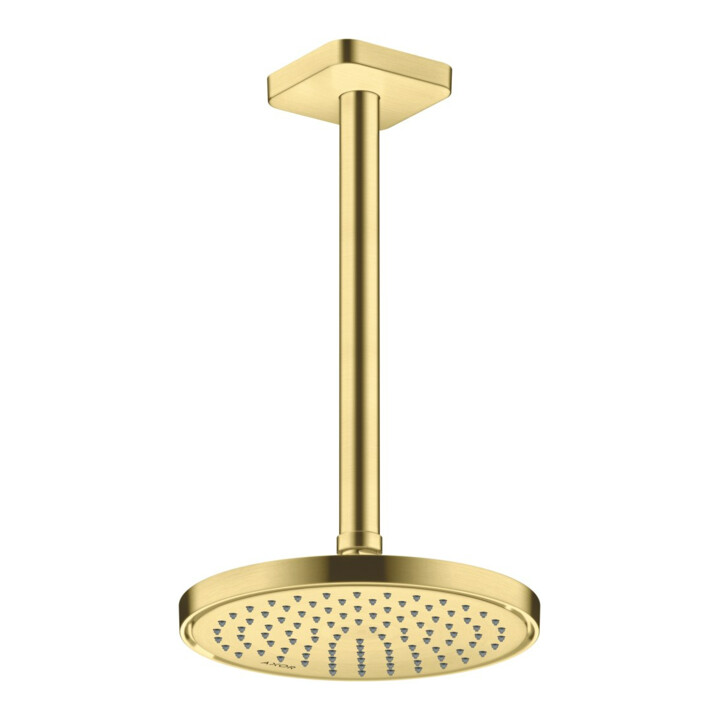 hansgrohe Deckenanschluss softsquare Axor 300mm, brushed brass, eckig