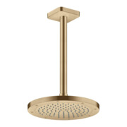 hansgrohe Deckenanschluss softsquare Axor 300mm, brushed bronze, eckig-5
