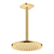 hansgrohe Deckenanschluss softsquare Axor 300mm, brushed gold optic, eckig-5