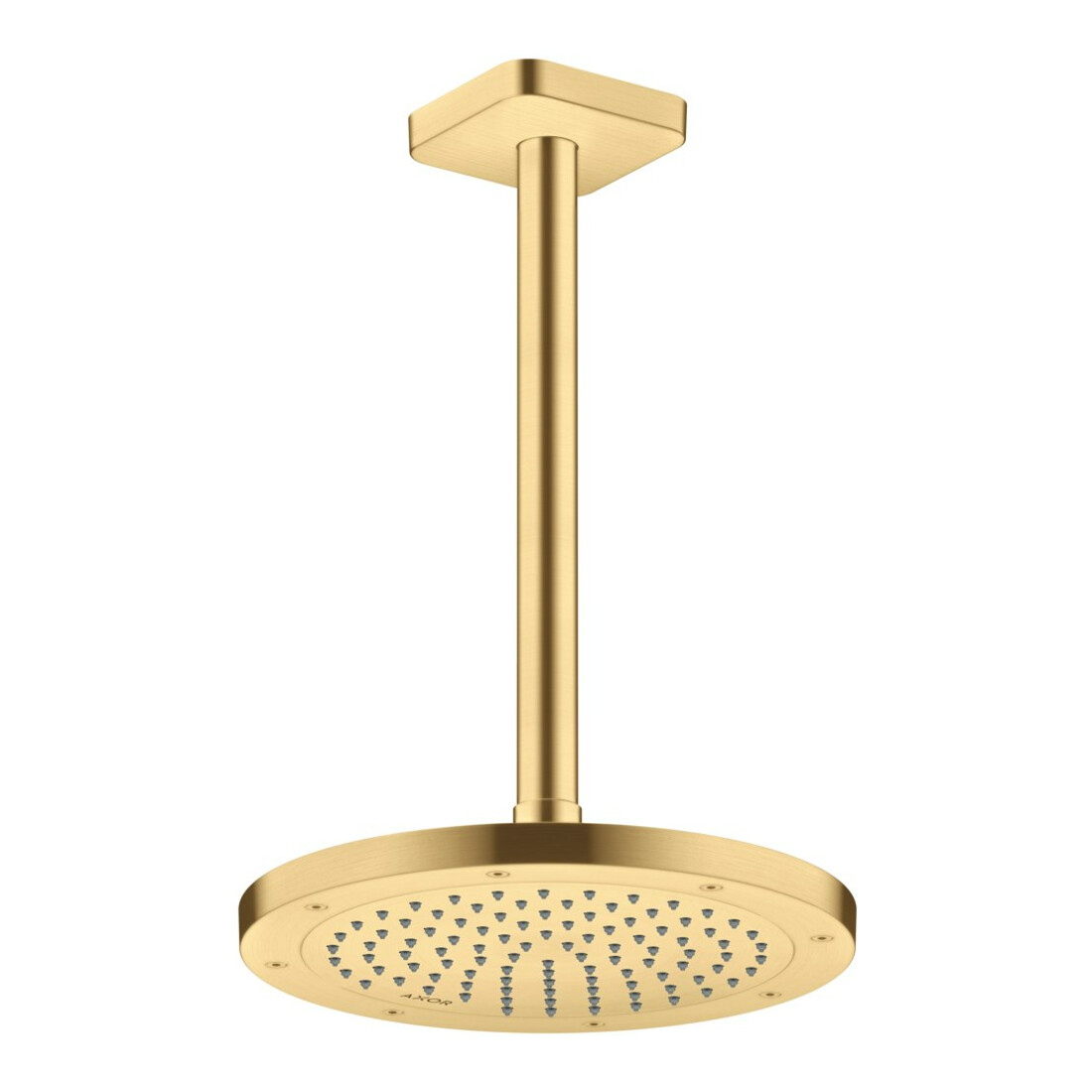 hansgrohe Deckenanschluss softsquare Axor 300mm, brushed gold optic, eckig