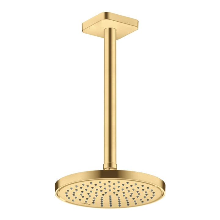 hansgrohe Deckenanschluss softsquare Axor 300mm, brushed gold optic, eckig