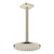 hansgrohe Deckenanschluss softsquare Axor 300mm, brushed nickel, eckig-2