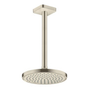 hansgrohe Deckenanschluss softsquare Axor 300mm, brushed nickel, eckig-2