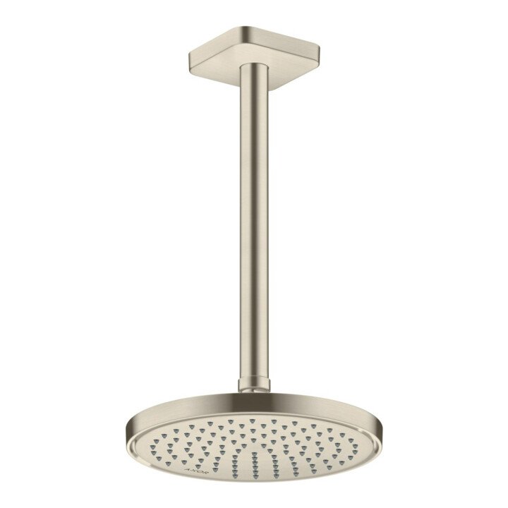 hansgrohe Deckenanschluss softsquare Axor 300mm, brushed nickel, eckig