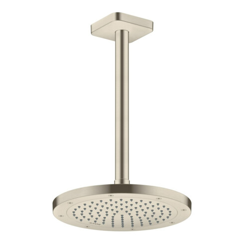 hansgrohe Deckenanschluss softsquare Axor 300mm, brushed nickel, eckig