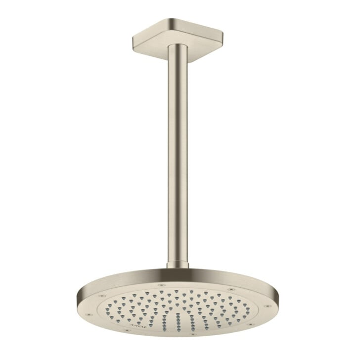 hansgrohe Deckenanschluss softsquare Axor 300mm, brushed nickel, eckig