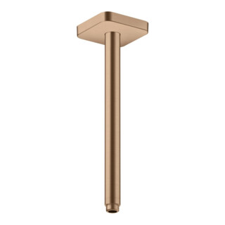 hansgrohe Deckenanschluss softsquare Axor 300mm, brushed red gold, eckig
