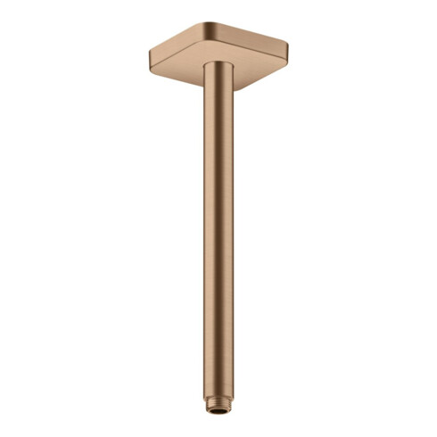 hansgrohe Deckenanschluss softsquare Axor 300mm, brushed red gold, eckig