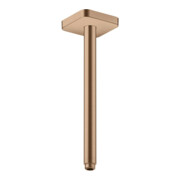 hansgrohe Deckenanschluss softsquare Axor 300mm, brushed red gold, eckig