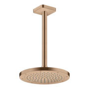 hansgrohe Deckenanschluss softsquare Axor 300mm, brushed red gold, eckig-5