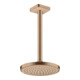 hansgrohe Deckenanschluss softsquare Axor 300mm, brushed red gold, eckig-5