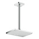 hansgrohe Deckenanschluss softsquare Axor 300mm, chrom, eckig-2
