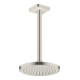 hansgrohe Deckenanschluss softsquare Axor 300mm, Edelstahl-Optik, eckig-2