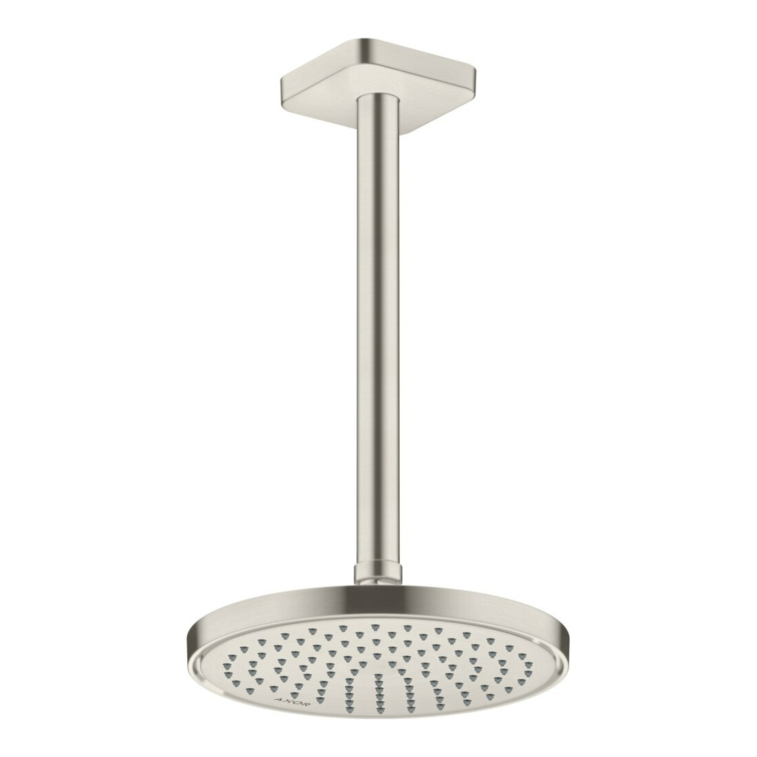 hansgrohe Deckenanschluss softsquare Axor 300mm, Edelstahl-Optik, eckig