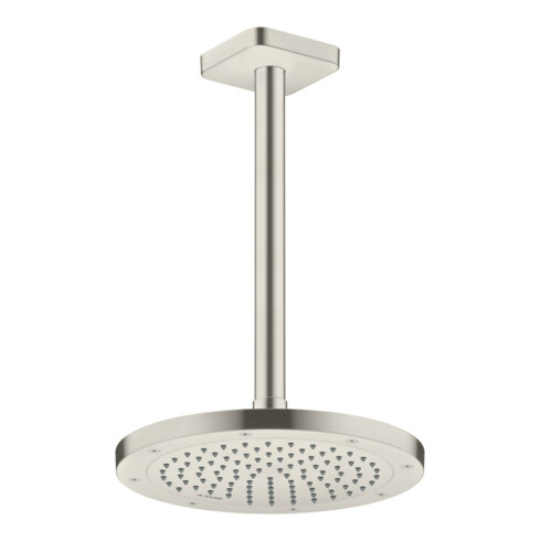 hansgrohe Deckenanschluss softsquare Axor 300mm, Edelstahl-Optik, eckig