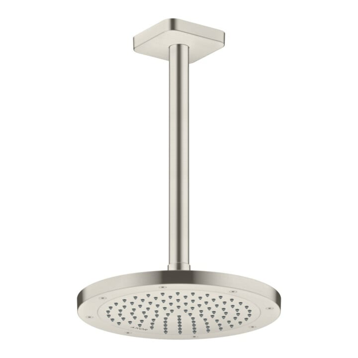 hansgrohe Deckenanschluss softsquare Axor 300mm, Edelstahl-Optik, eckig