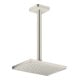 hansgrohe Deckenanschluss softsquare Axor 300mm, Edelstahl-Optik, eckig