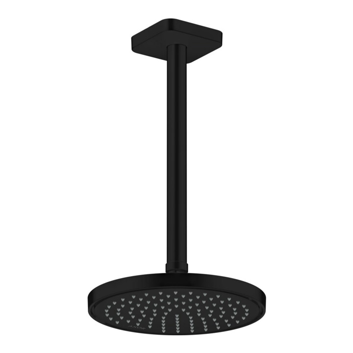 hansgrohe Deckenanschluss softsquare Axor 300mm, mattschwarz, eckig