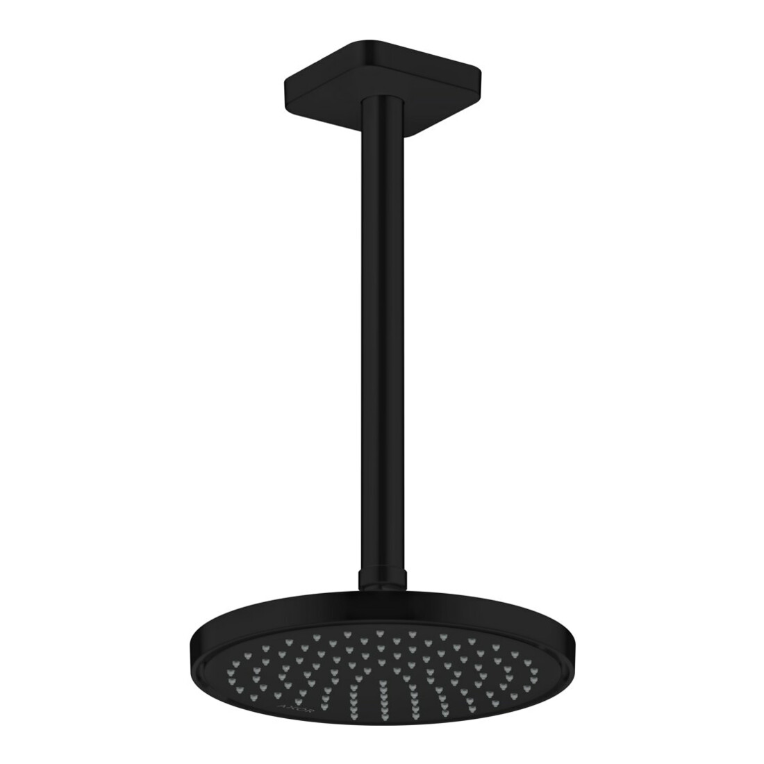 hansgrohe Deckenanschluss softsquare Axor 300mm, mattschwarz, eckig