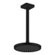 hansgrohe Deckenanschluss softsquare Axor 300mm, mattschwarz, eckig-5