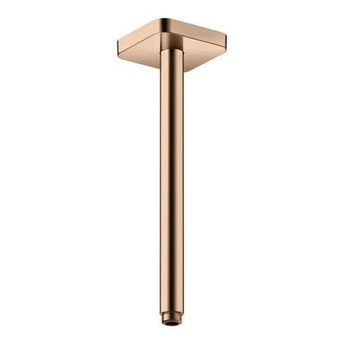 hansgrohe Deckenanschluss softsquare Axor 300mm, polished red gold, eckig