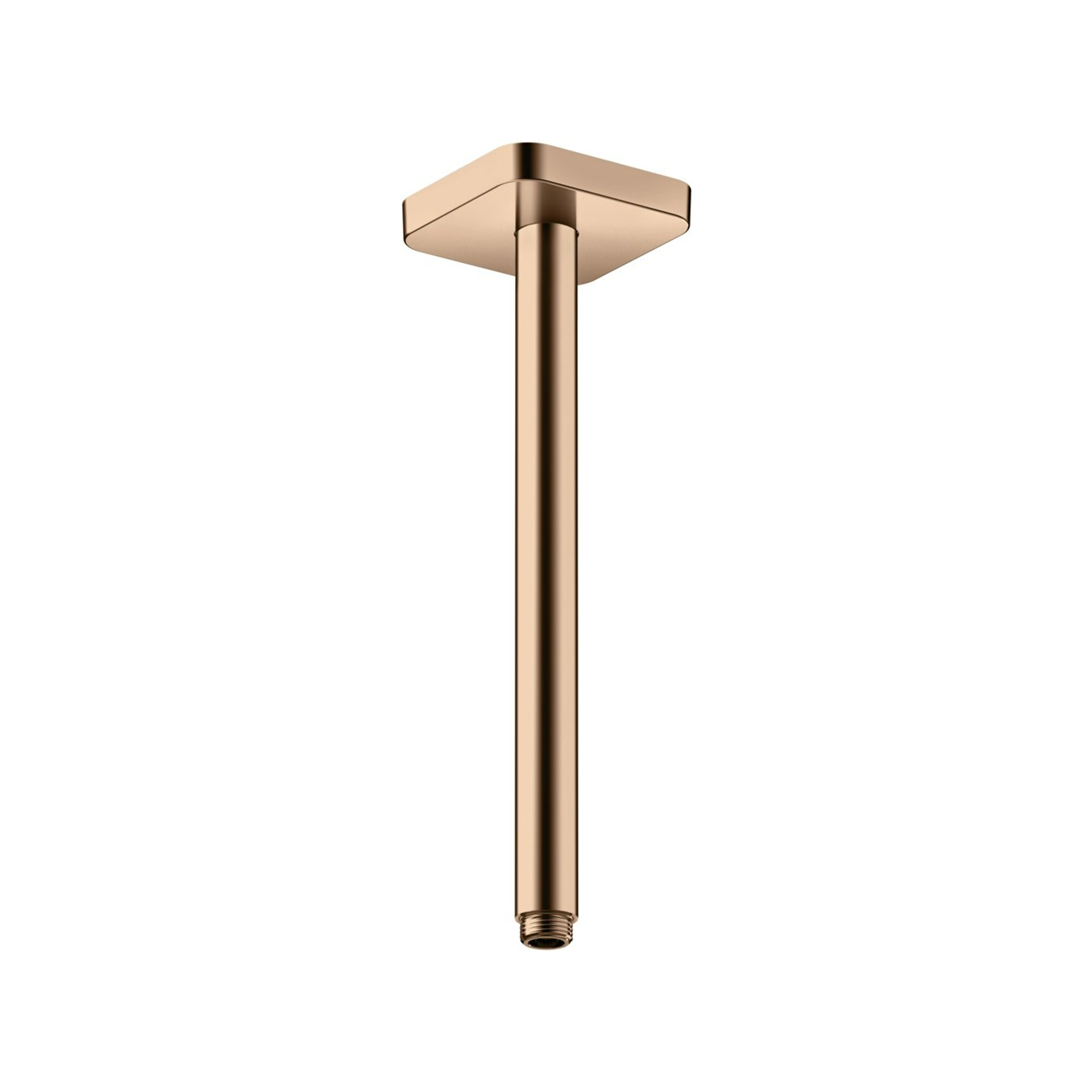 hansgrohe Deckenanschluss softsquare Axor 300mm, polished red gold, eckig