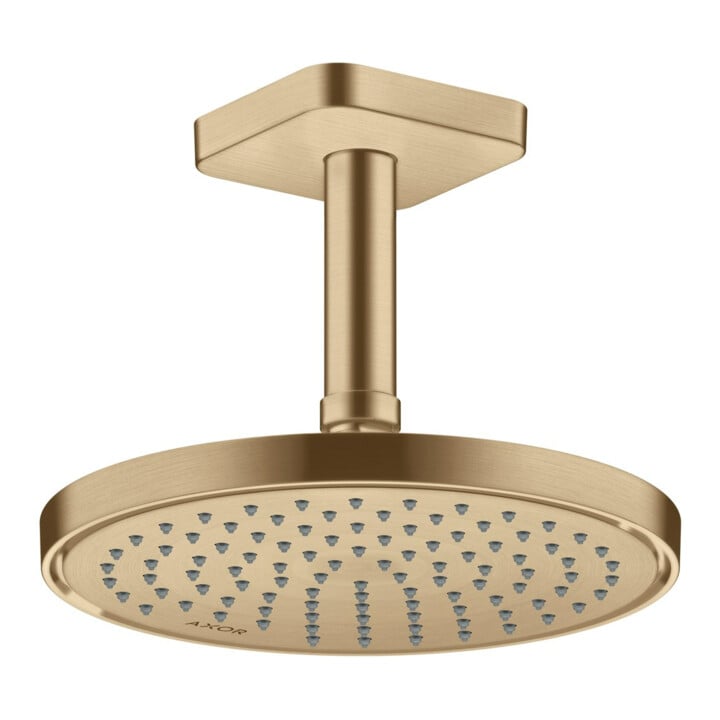 hansgrohe Deckenraccord softsquare Axor 100 mm, bronze brossé, carré