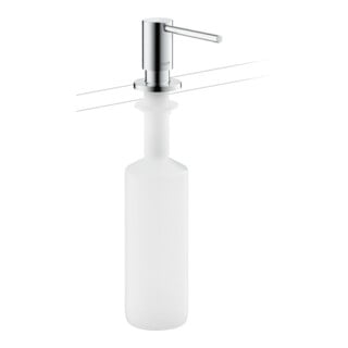 hansgrohe Distributeur de liquide vaisselle encastrable, saillie 91 mm, chrome