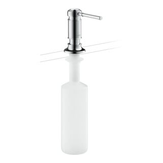 hansgrohe Distributeur de liquide vaisselle encastrable, saillie 91 mm, chrome
