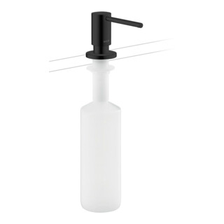 hansgrohe Distributeur de liquide vaisselle version EB, saillie 91 mm, noir mat