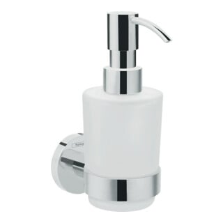 hansgrohe Distributeur de lotion Logis Universal mural, verre mat, métal chromé