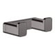 hansgrohe Doppelhaken AddStoris Wandmont., Metall, brushed black chrome-1