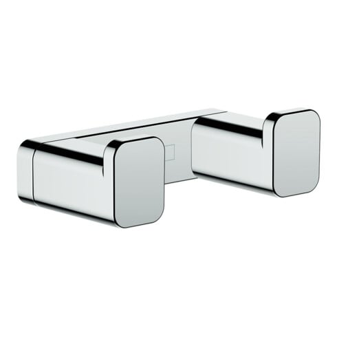 hansgrohe Doppelhaken AddStoris Wandmontage, Metall, chrom