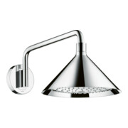 hansgrohe Douche de tête Axor avec bras mural, 240 mm, 2 jets, chrome