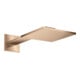hansgrohe Douche de tête Axor avec bras mural, 250x250 mm, 1 an, or rouge poli-1