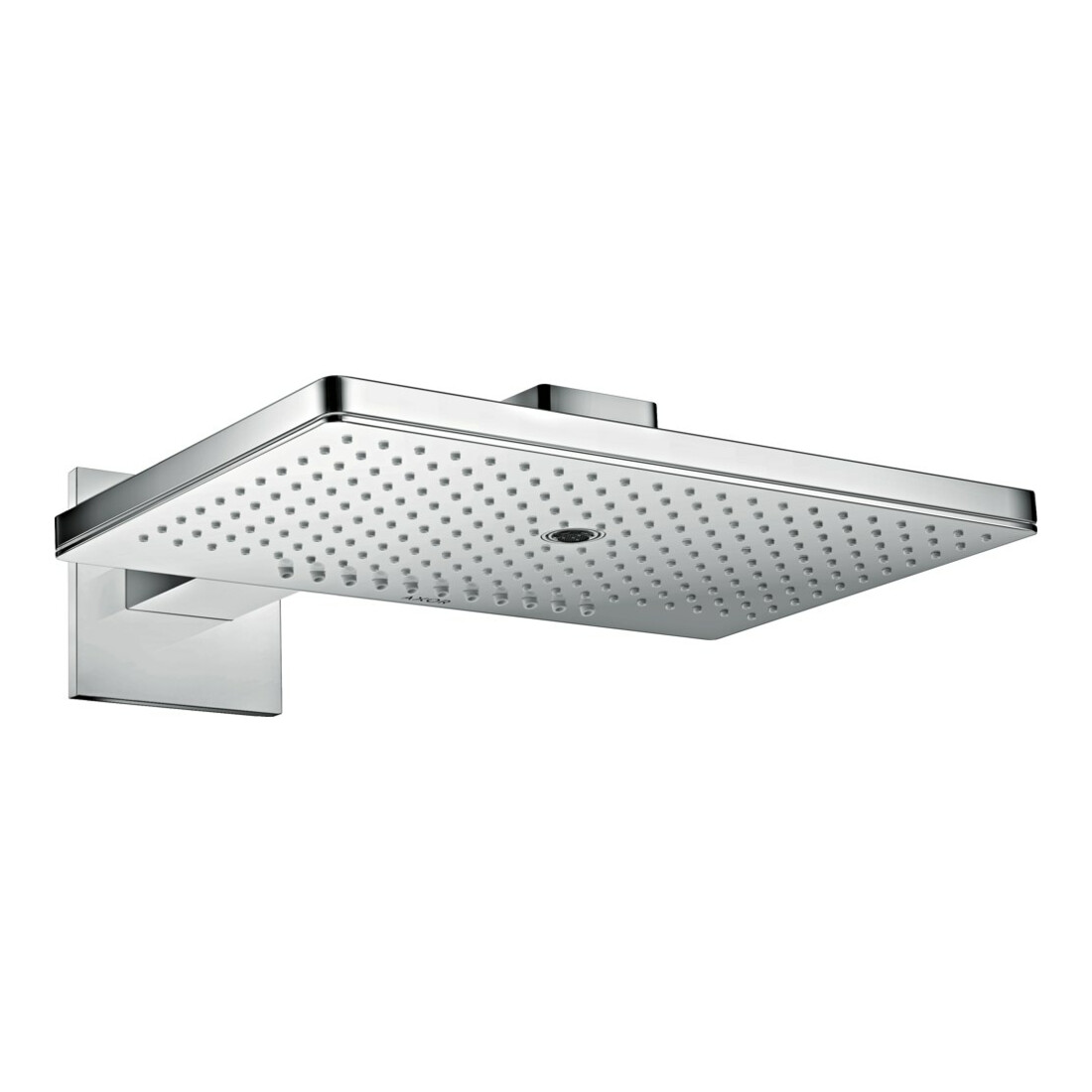 hansgrohe Douche de tête Axor avec bras mural, rosace d'angle, 460x300mm, 3 jets, chrome