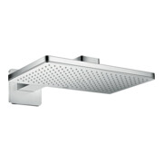 hansgrohe Douche de tête Axor avec bras mural, rosace Softcube, 460x300 mm, 1 jet, chrome