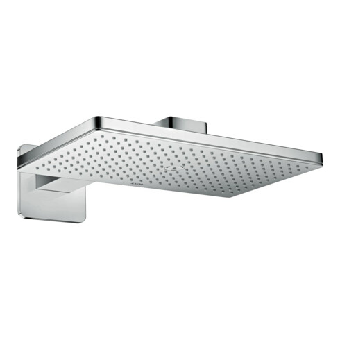 hansgrohe Douche de tête Axor avec bras mural, rosace Softcube, 460x300 mm, 1 jet, chrome