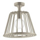 hansgrohe Douche de tête Axor Nendo 275 1jet avec raccord plafond, 275 mm, 1 jet, nickel brossé-1