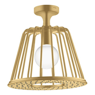 hansgrohe Douche de tête Axor Nendo 275 1jet plafond, 275 mm, 1 jet, brossé or optique