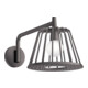 hansgrohe Douche de tête Axor Nendo avec bras, chromé, 275 mm, 1 an, bleu brossé-1