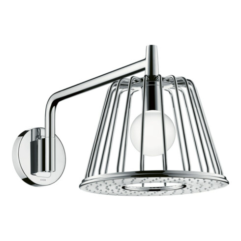 hansgrohe Douche de tête Axor Nendo avec bras mural, 275 mm, 1 jet, chrome
