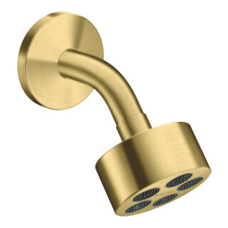 hansgrohe Douche de tête Axor One 75 1j EcoSm. avec bras de douche, laiton brossé