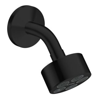 hansgrohe Douche de tête Axor One 75 1j EcoSm. avec bras de douche, noir mat