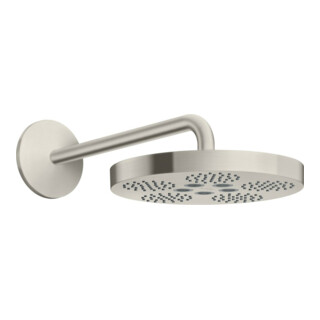 hansgrohe Douche de tête Axor One avec bras de douche, 1 jet, aspect inox
