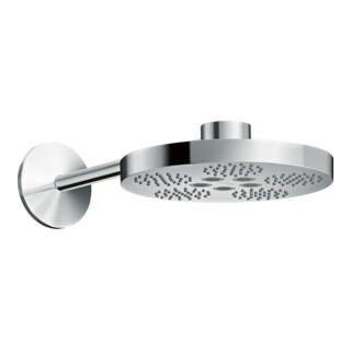 hansgrohe Douche de tête Axor One avec bras de douche, 2 jets, chrome