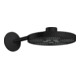 hansgrohe Douche de tête Axor One avec bras de douche, 2 jets, noir mat-1